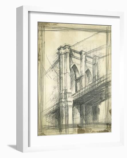 Brooklyn Bridge-Ethan Harper-Framed Art Print