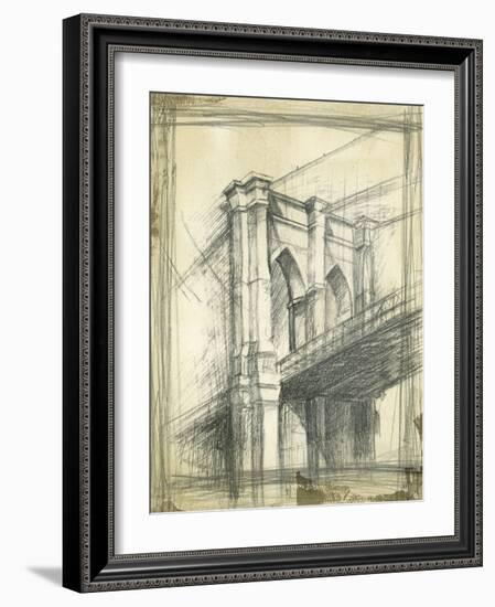 Brooklyn Bridge-Ethan Harper-Framed Art Print