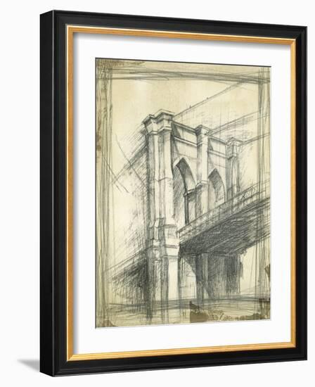 Brooklyn Bridge-Ethan Harper-Framed Art Print