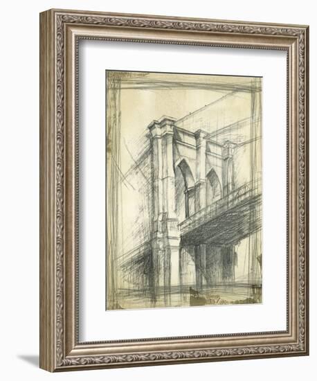 Brooklyn Bridge-Ethan Harper-Framed Art Print