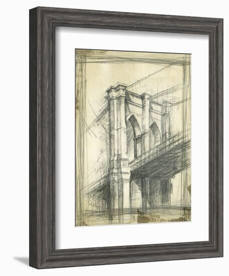 Brooklyn Bridge-Ethan Harper-Framed Art Print