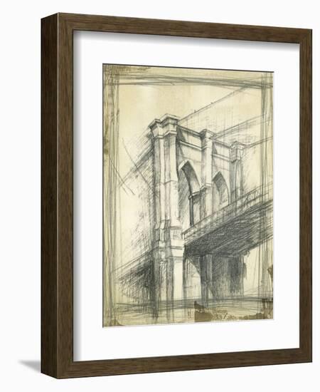 Brooklyn Bridge-Ethan Harper-Framed Art Print