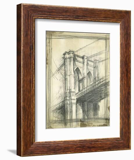 Brooklyn Bridge-Ethan Harper-Framed Art Print