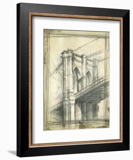 Brooklyn Bridge-Ethan Harper-Framed Art Print