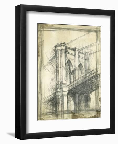 Brooklyn Bridge-Ethan Harper-Framed Art Print