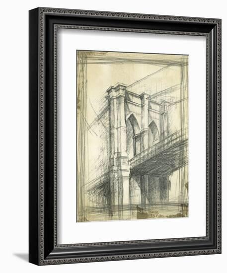 Brooklyn Bridge-Ethan Harper-Framed Art Print