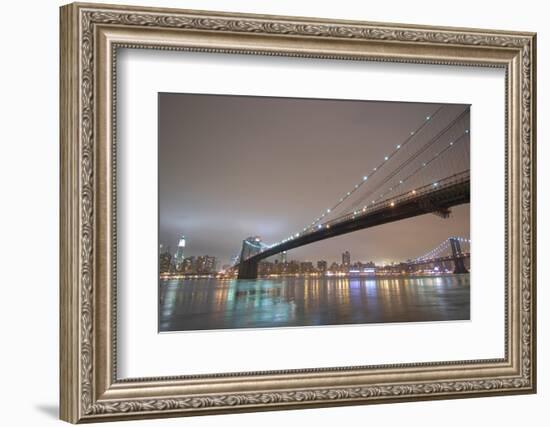 Brooklyn Bridge-John Gusky-Framed Photographic Print