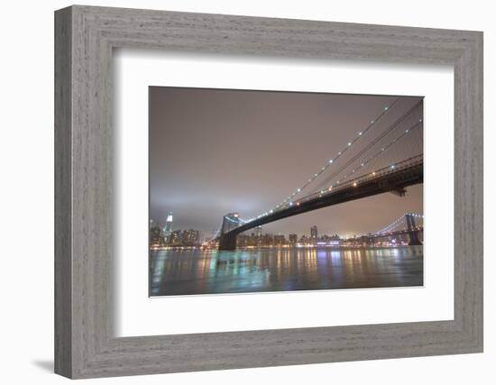 Brooklyn Bridge-John Gusky-Framed Photographic Print