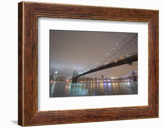 Brooklyn Bridge-John Gusky-Framed Photographic Print