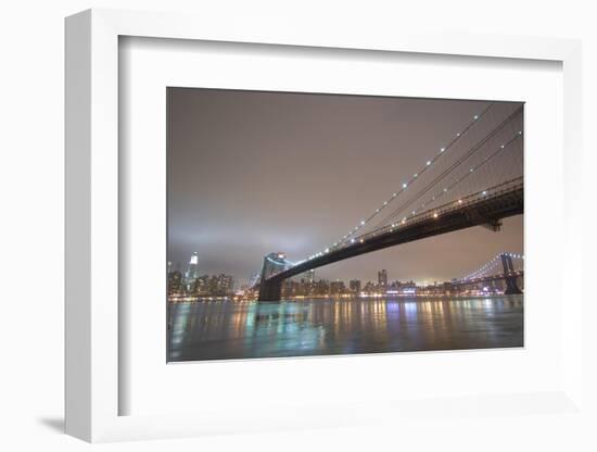 Brooklyn Bridge-John Gusky-Framed Photographic Print