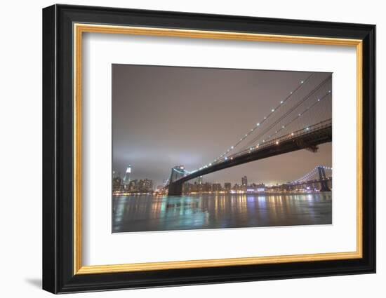 Brooklyn Bridge-John Gusky-Framed Photographic Print