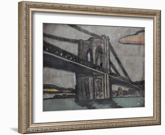 Brooklyn Bridge-Tyson Estes-Framed Giclee Print