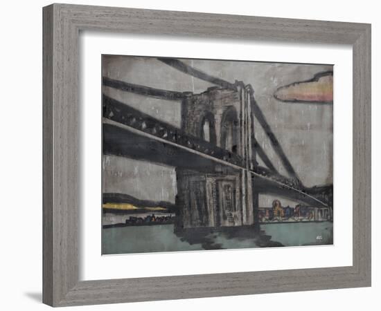 Brooklyn Bridge-Tyson Estes-Framed Giclee Print