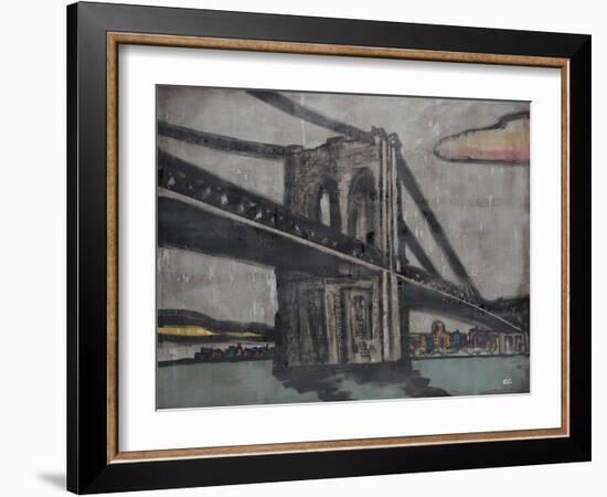 Brooklyn Bridge-Tyson Estes-Framed Giclee Print