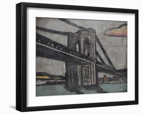 Brooklyn Bridge-Tyson Estes-Framed Giclee Print