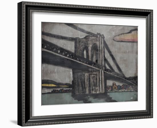 Brooklyn Bridge-Tyson Estes-Framed Giclee Print