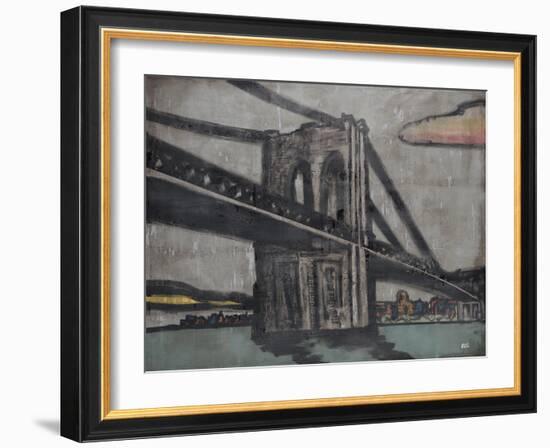 Brooklyn Bridge-Tyson Estes-Framed Giclee Print