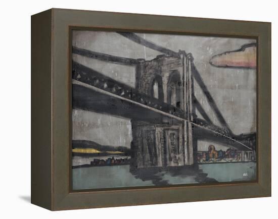 Brooklyn Bridge-Tyson Estes-Framed Premier Image Canvas