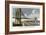 Brooklyn Bridge-Currier & Ives-Framed Art Print