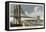 Brooklyn Bridge-Currier & Ives-Framed Stretched Canvas