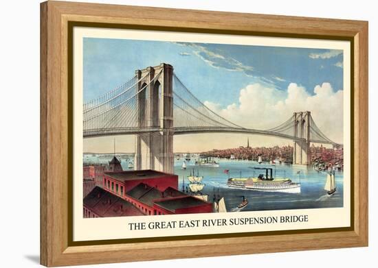 Brooklyn Bridge-null-Framed Stretched Canvas