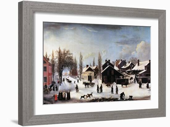 Brooklyn, C1820-Louisa Ann Coleman-Framed Giclee Print