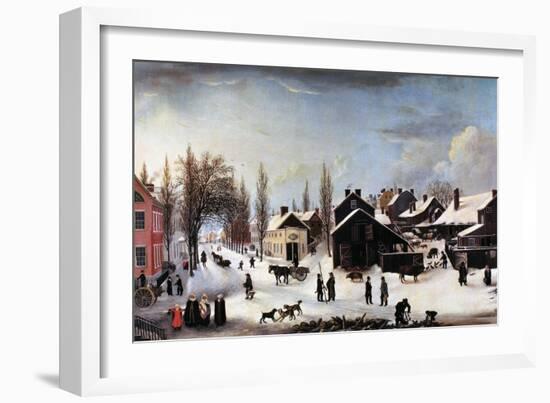 Brooklyn, C1820-Louisa Ann Coleman-Framed Giclee Print