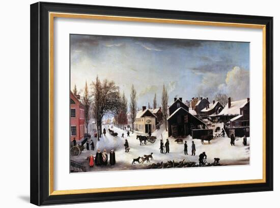 Brooklyn, C1820-Louisa Ann Coleman-Framed Giclee Print