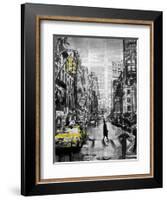 Brooklyn Cab-Loui Jover-Framed Art Print