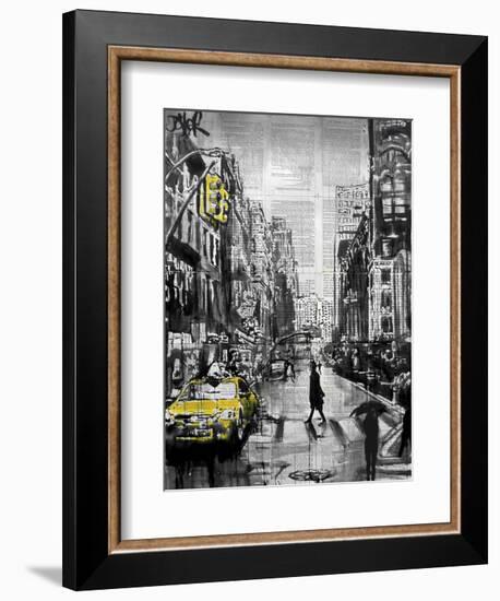 Brooklyn Cab-Loui Jover-Framed Art Print
