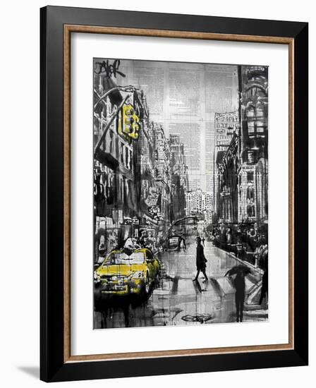 Brooklyn Cab-Loui Jover-Framed Art Print