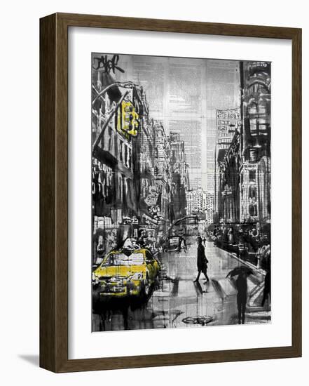 Brooklyn Cab-Loui Jover-Framed Art Print