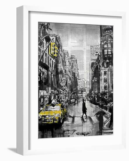 Brooklyn Cab-Loui Jover-Framed Art Print