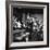 Brooklyn Dodger Fans at a Bar Celebrating Dodgers' Winning of the National League Pennant-George Strock-Framed Photographic Print