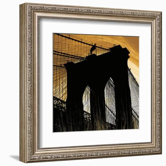 Brooklyn Glow-Erin Clark-Framed Art Print