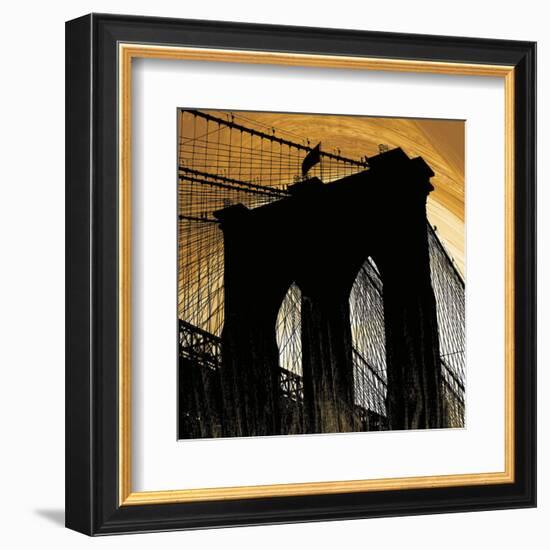 Brooklyn Glow-Erin Clark-Framed Art Print