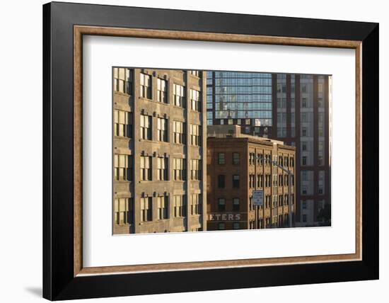 Brooklyn Heights of Brooklyn Bridge, Long New York-Rainer Mirau-Framed Photographic Print