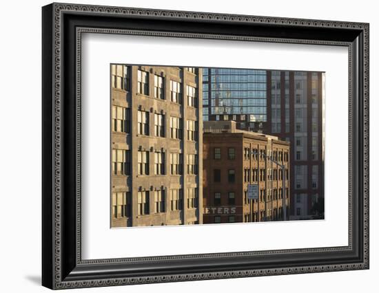 Brooklyn Heights of Brooklyn Bridge, Long New York-Rainer Mirau-Framed Photographic Print