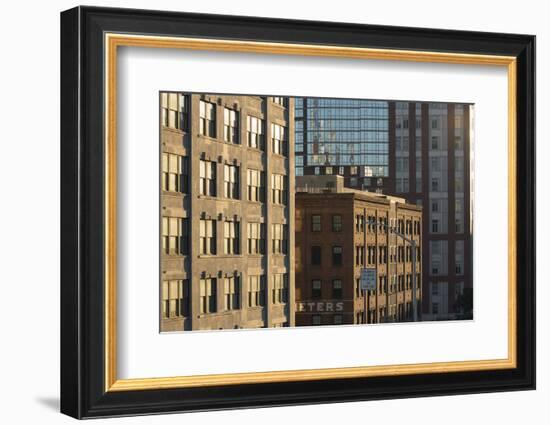 Brooklyn Heights of Brooklyn Bridge, Long New York-Rainer Mirau-Framed Photographic Print