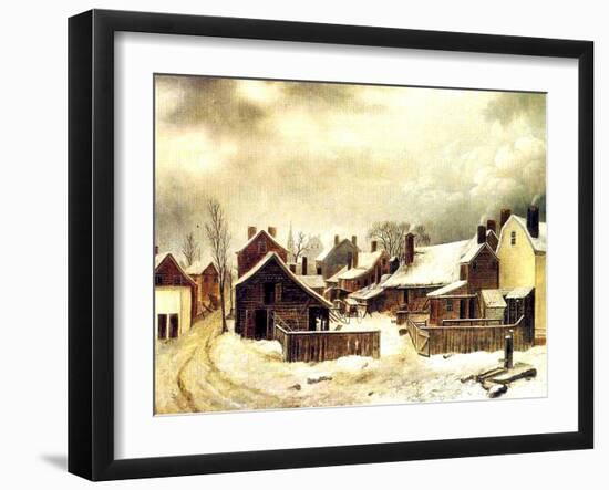 Brooklyn in Winter-Seymour Joseph Guy-Framed Giclee Print