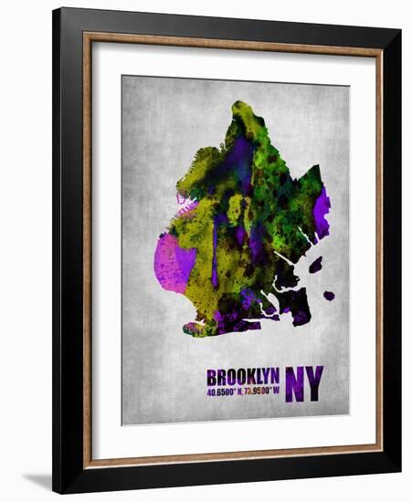 Brooklyn New York-NaxArt-Framed Art Print