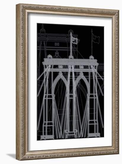 Brooklyn Night-Cristian Mielu-Framed Art Print