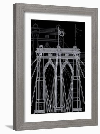 Brooklyn Night-Cristian Mielu-Framed Art Print