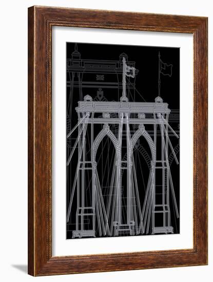 Brooklyn Night-Cristian Mielu-Framed Art Print