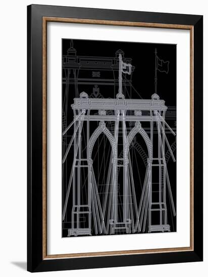 Brooklyn Night-Cristian Mielu-Framed Art Print