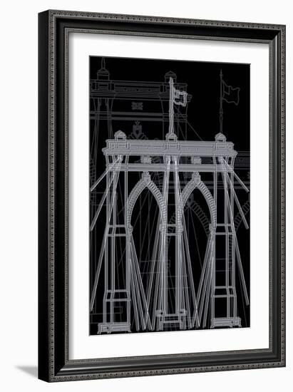 Brooklyn Night-Cristian Mielu-Framed Art Print