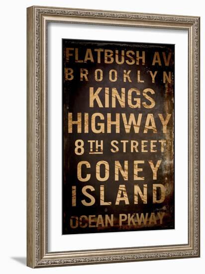 Brooklyn One-null-Framed Giclee Print