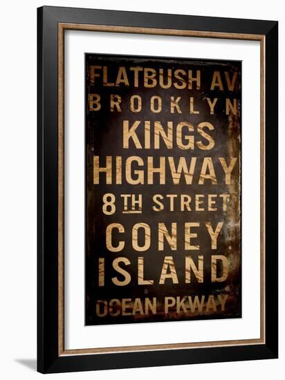 Brooklyn One-null-Framed Giclee Print