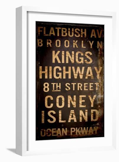 Brooklyn One-null-Framed Giclee Print