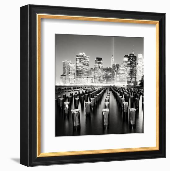 Brooklyn Piles, Study 3, New York City, 2013-Marcin Stawiarz-Framed Art Print